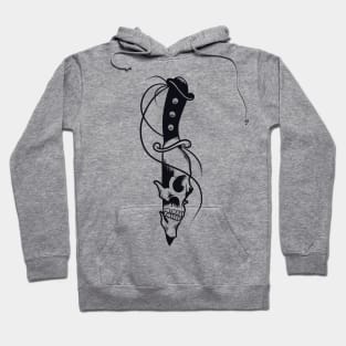 Dagger skull Hoodie